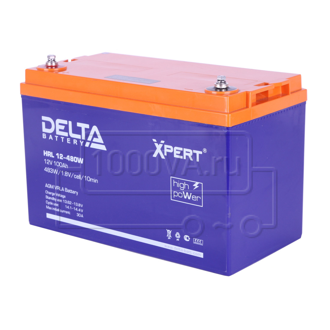 DELTA HRL 12-480W (100 Ач)
