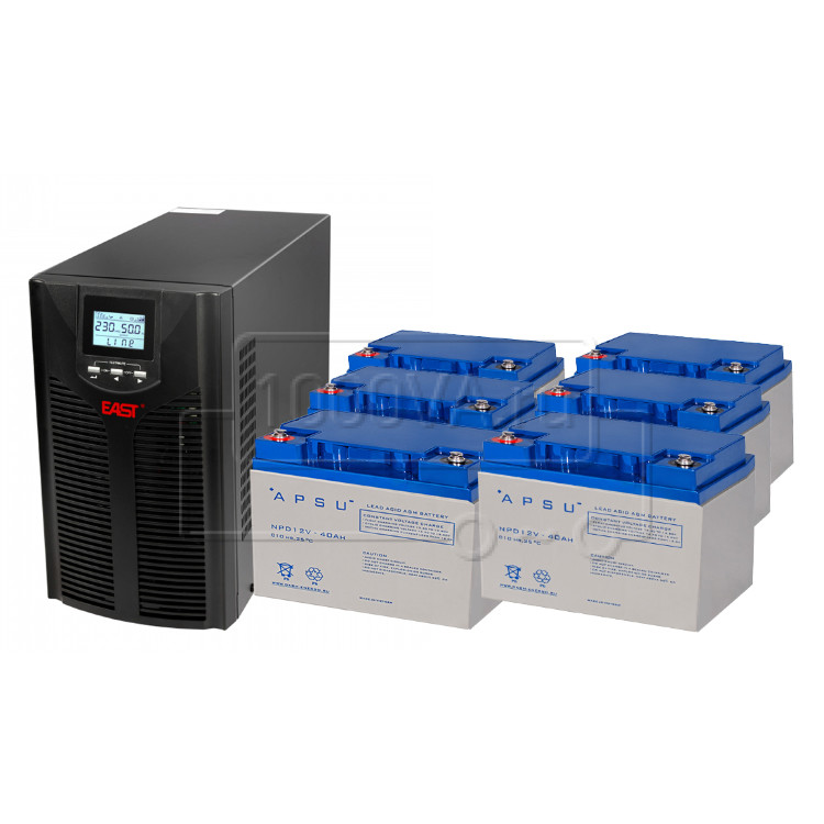 EA900Pro-H 2kVA DC72V + 6 АКБ 40 Ач