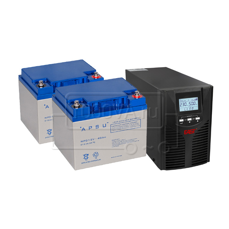 EA900Pro-H 1kVA DC24V + 2 АКБ 40 Ач