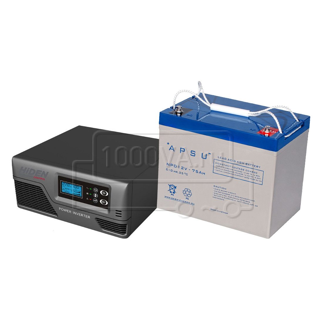 Hiden Control HPS20-1012 + АКБ 75 Ач