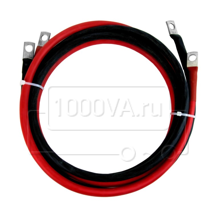 Комплект проводов для ИБП Hiden Control HPK25-1200M  (1 АКБ) арт. L1500KP0L0S25M8M8